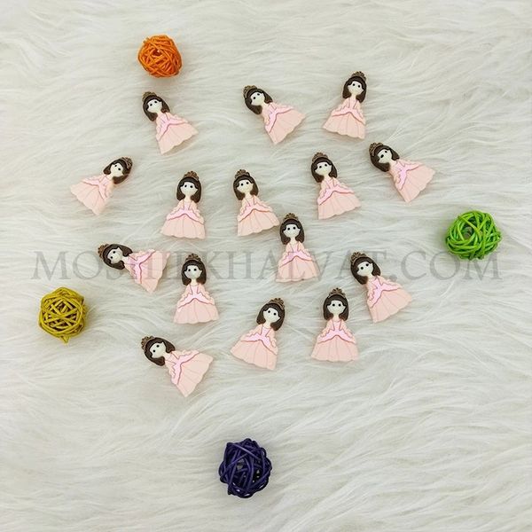 پیکسل خمیری مدل دختر صورتی بسته 10 عددی