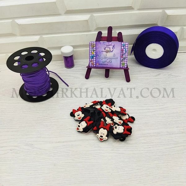 پیکسل سیلیکونی مدل میکی موس بسته 10 عددی