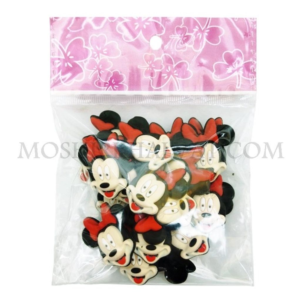 خرید اینترنتی پیکسل سیلیکونی مدل میکی موس بسته 10 عددی