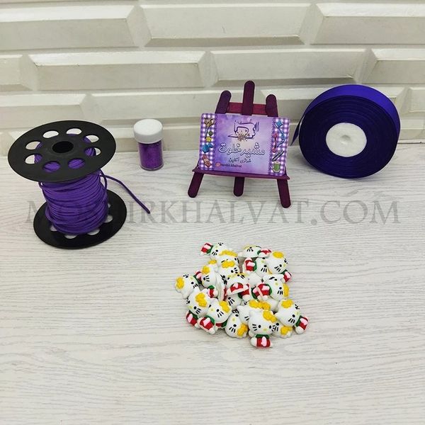 پیکسل سیلیکونی مدل کیتی بسته 10 عددی