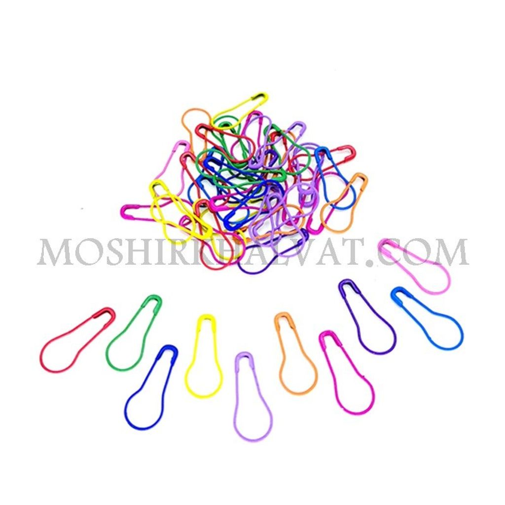 خرید اینترنتی سنجاق قفلی گلابی رنگی
