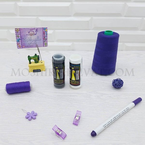 نخ ابریشم سایز 2 طاووس