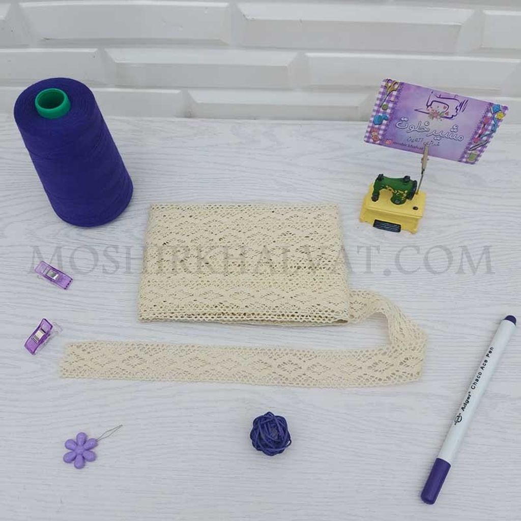 خرید اینترنتی نوار کتان وسط کار پهن