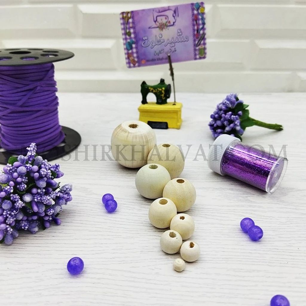 فروش اینترنتی مهره چوبی خام گرد