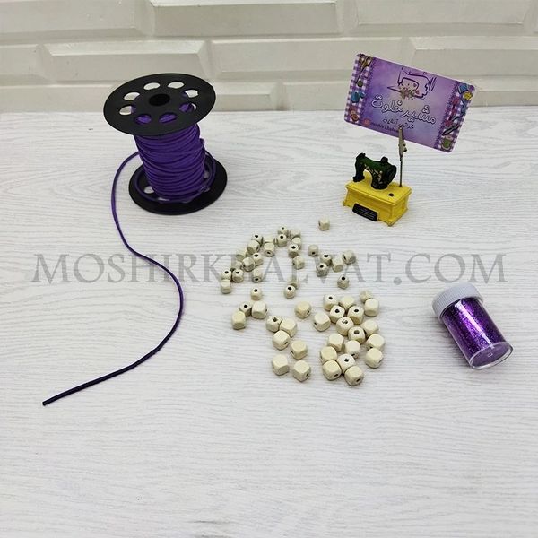 مهره چوبی مکعبی خام