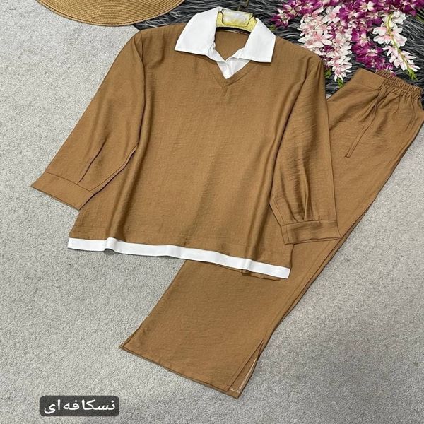 ست تونیک و شلوار مدل سمانه کد 13971