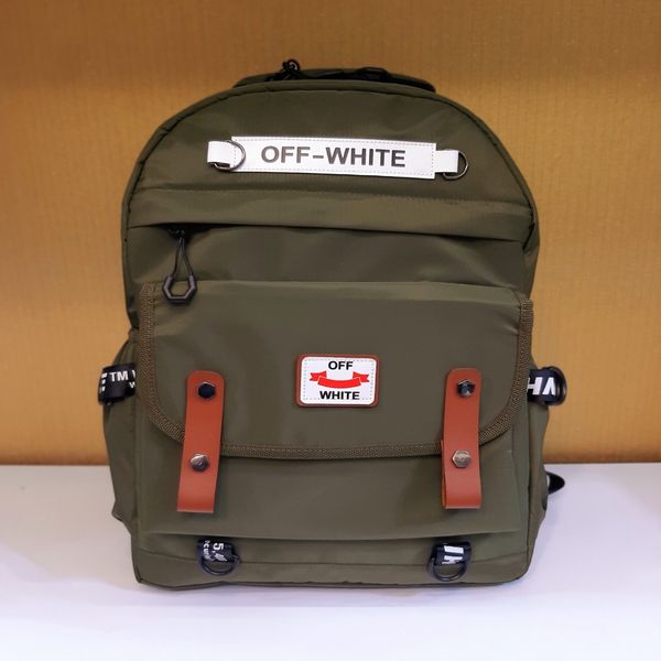 کوله پشتی off white سبز