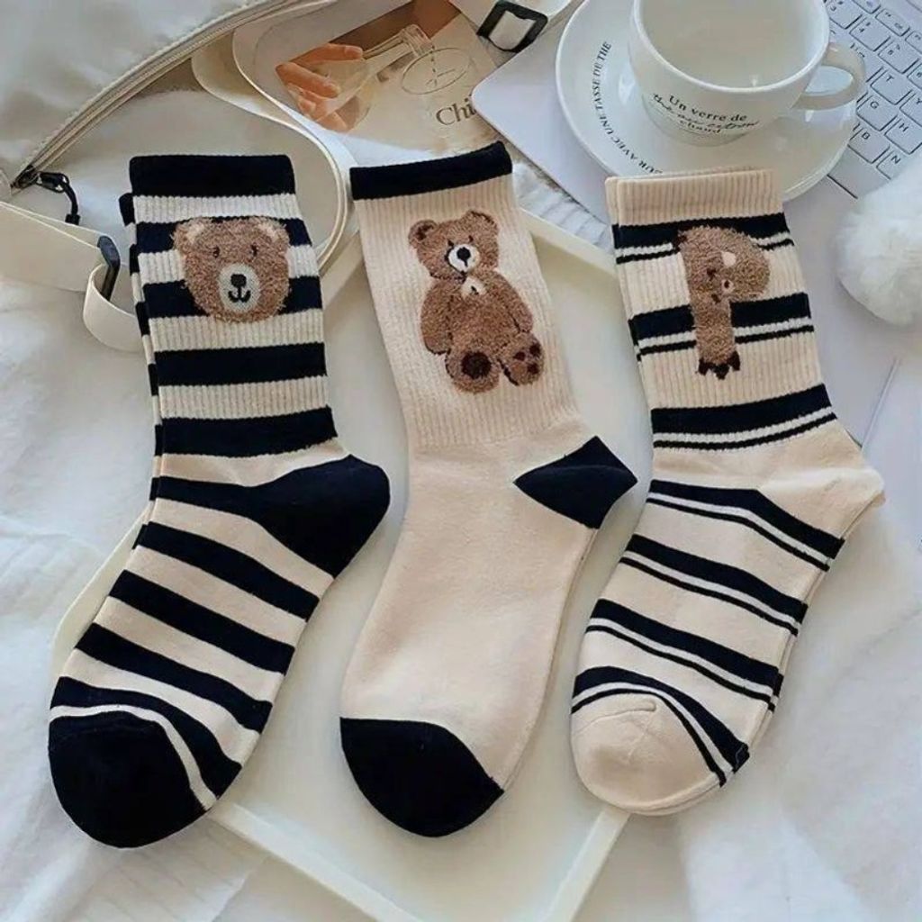 قیمت ارزان جوراب ساقدار زنانه طرح تدی