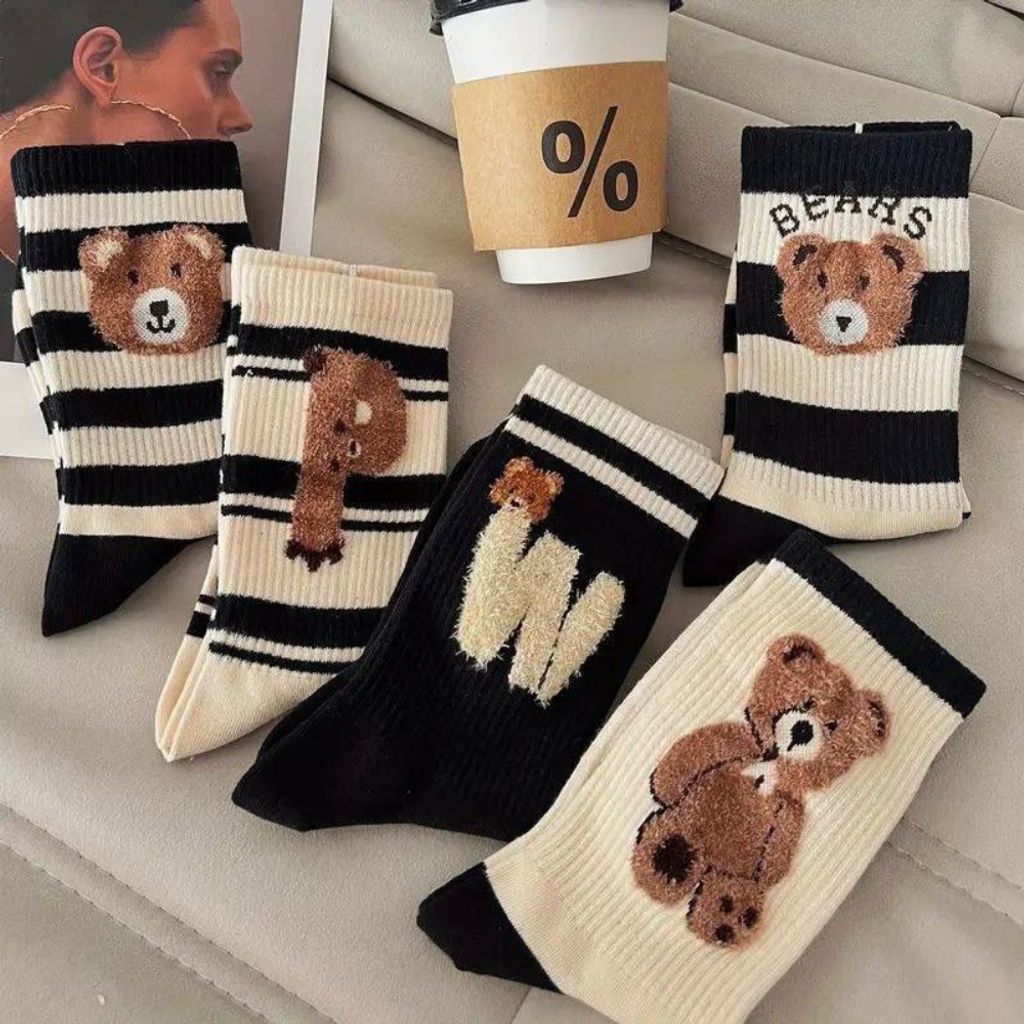 خرید انلاین جوراب ساقدار زنانه طرح تدی