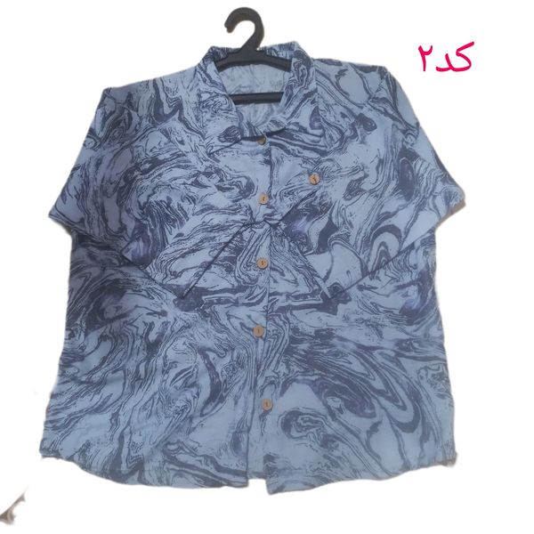 مانتو  ویسکوز کج راه.استین پاکتی