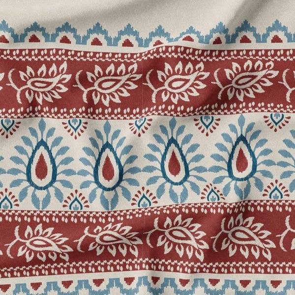 پارچه ملحفه مدل مخمل طرح اسلیمی ایرانی کد 5012713