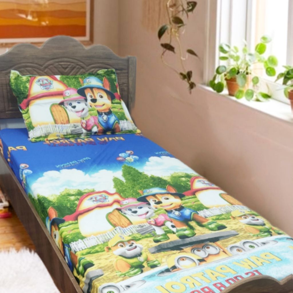 فروش اینترنتی روتختی نیم ست طرح سگ های نگهبان