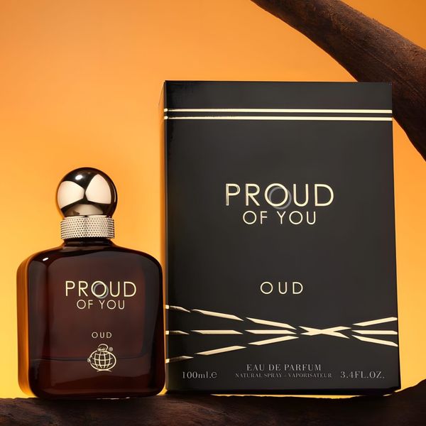 ادکلن PROUD OF YOU OUD FRAGRANCE پرود اف یو عود مشابه جورجیو آرمانی استرانگر ویت یو عود مردانه