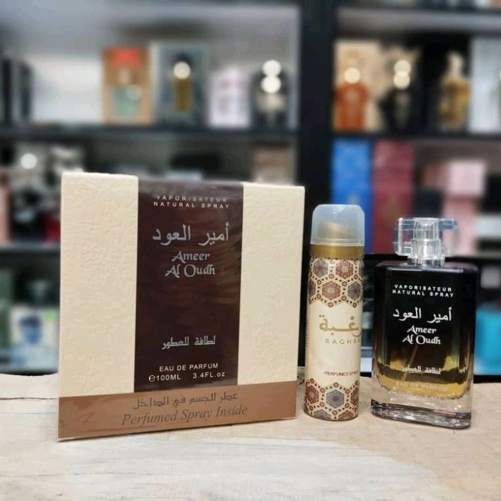 خرید آنلاین ادکلن امیر العود لطافه AMIR AL OUD LATTAFA  با اسپری