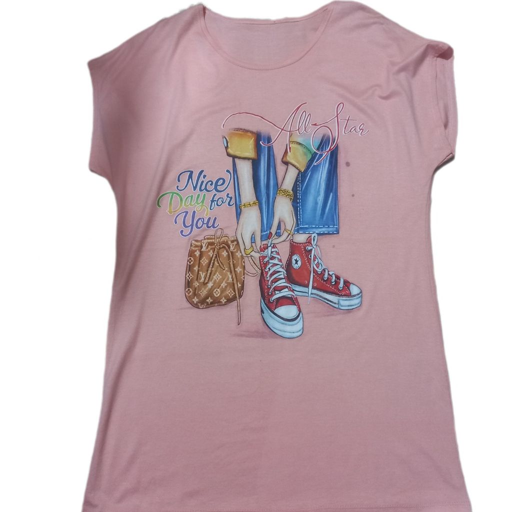 مشخصات تیشرت ویسکوز.جلو چاپ .تک رنگ