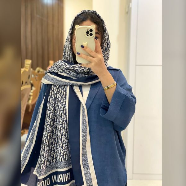 شال نخی تابستانه طرح دیور