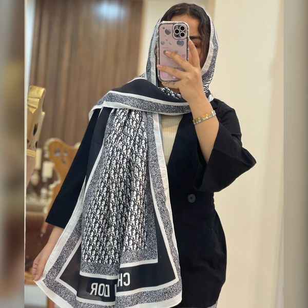 شال نخی تابستانه طرح دیور