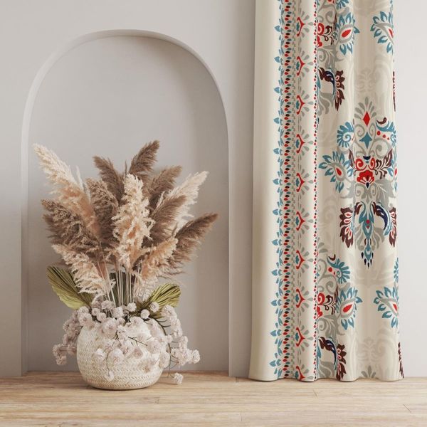 پارچه ملحفه مدل مخمل طرح هنر ایرانی کد 5012718