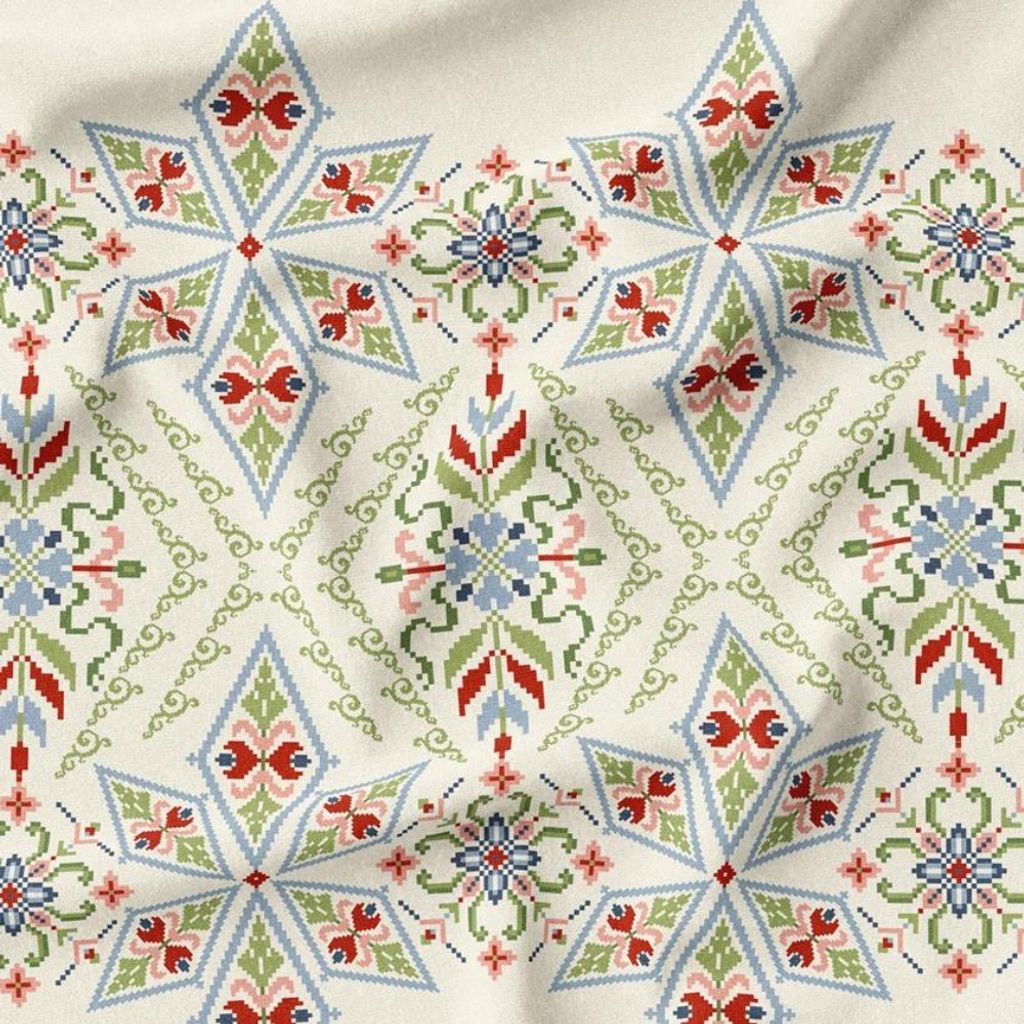 فروش اینترنتی پارچه ملحفه پارچه باما مدل مخمل طرح اسلیمی کد 5012721