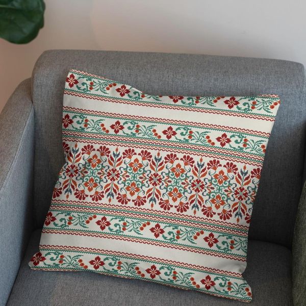 پارچه ملحفه مدل مخمل طرح فرش سنتی ایرانی کد 5012723