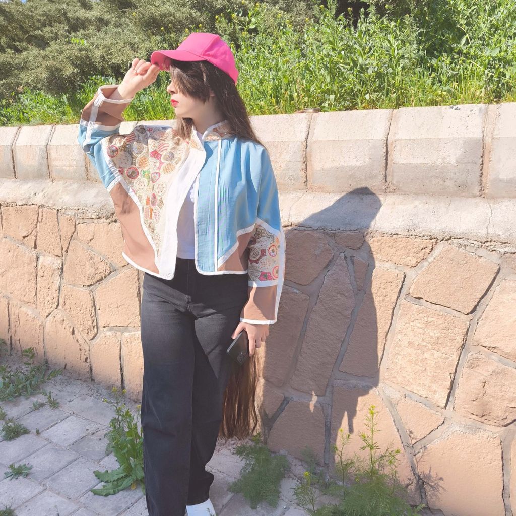 خرید اینترنتی کت زنانه سوزن دوزی آبی