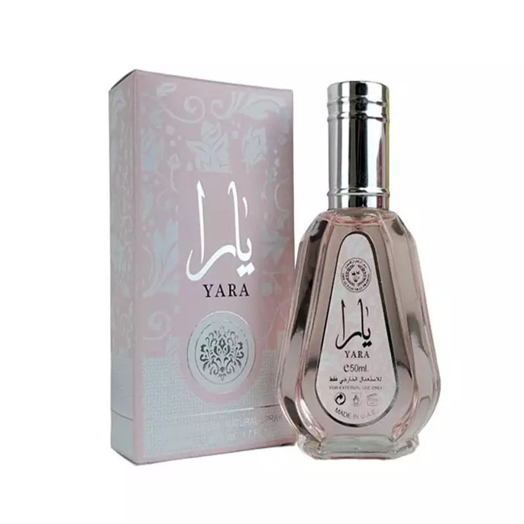 فروش اینترنتی عطر ادکلن زنانه 50 میل ارض الزعفران مدل یارا صورتی - اورجینال شرکتی - بسیار با کیفیت