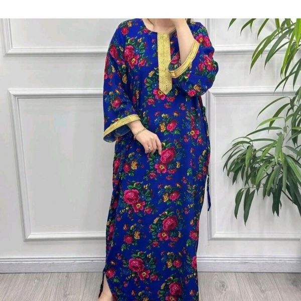 ساحلی زنانه پیراهن بلند نخ ترکمنستان اورجینال فری سایز