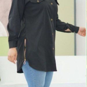 مانتو بنگال بغل زیپ