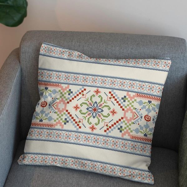 پارچه ملحفه مدل مخمل طرح هنری ایرانی کد 5012729