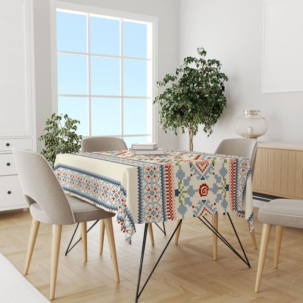 خرید آنلاین پارچه ملحفه پارچه باما مدل مخمل طرح هنری ایرانی کد 5012729