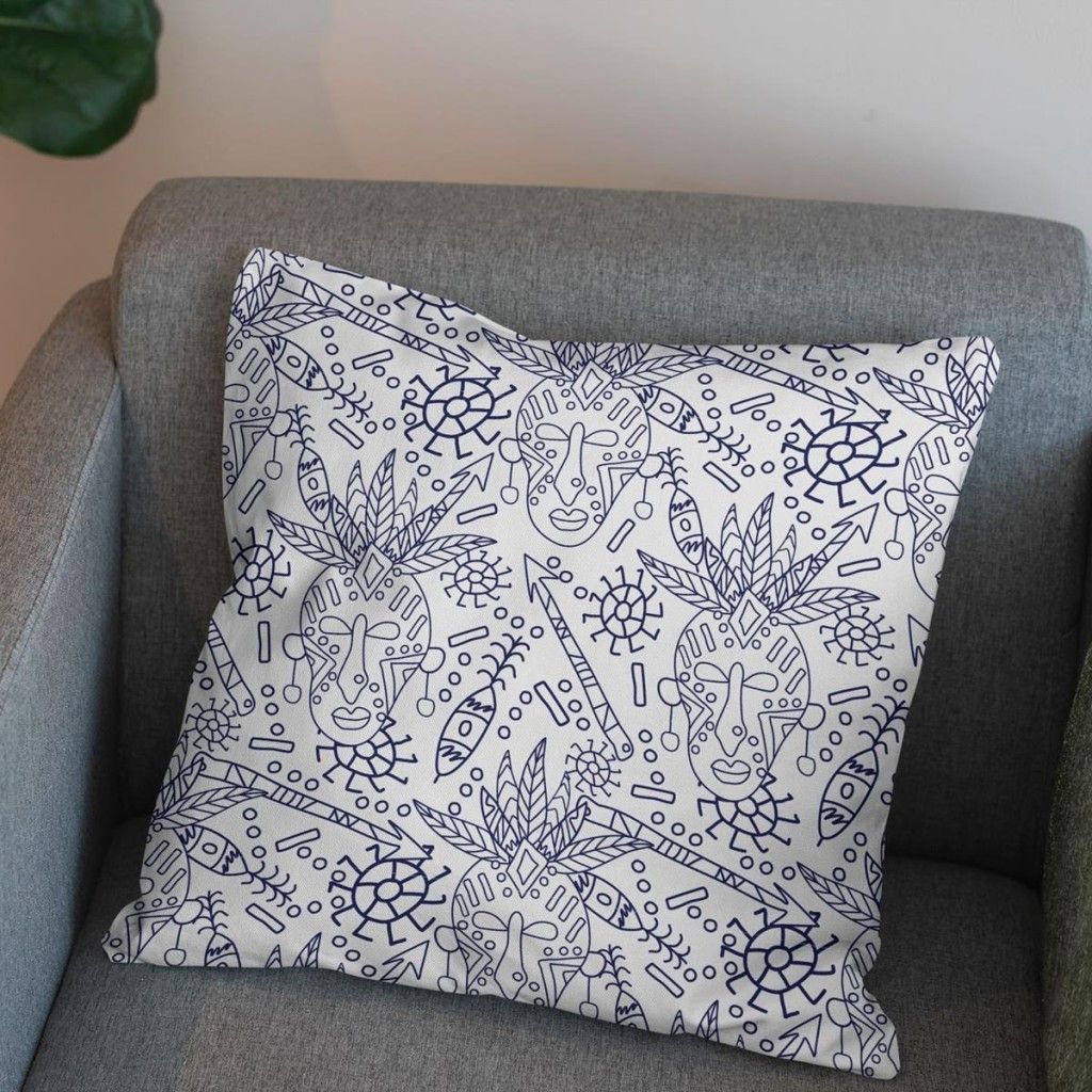 خرید آنلاین پارچه ملحفه پارچه باما مدل مخمل طرح افریقایی کد 5012731