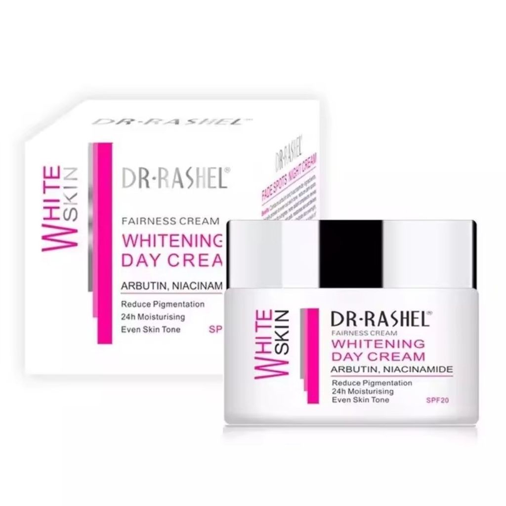 خرید آنلاین کرم روز ضد لک وایت اسکین دکتر راشل وزن 50 گرم DR.RASHEL Whiting day cream