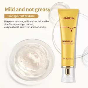 خرید اینترنتی ژل کرم ترمیم کننده جای جوش و اسکار لانبنا (لنبنا) LANBENA مدل SKIN CARE