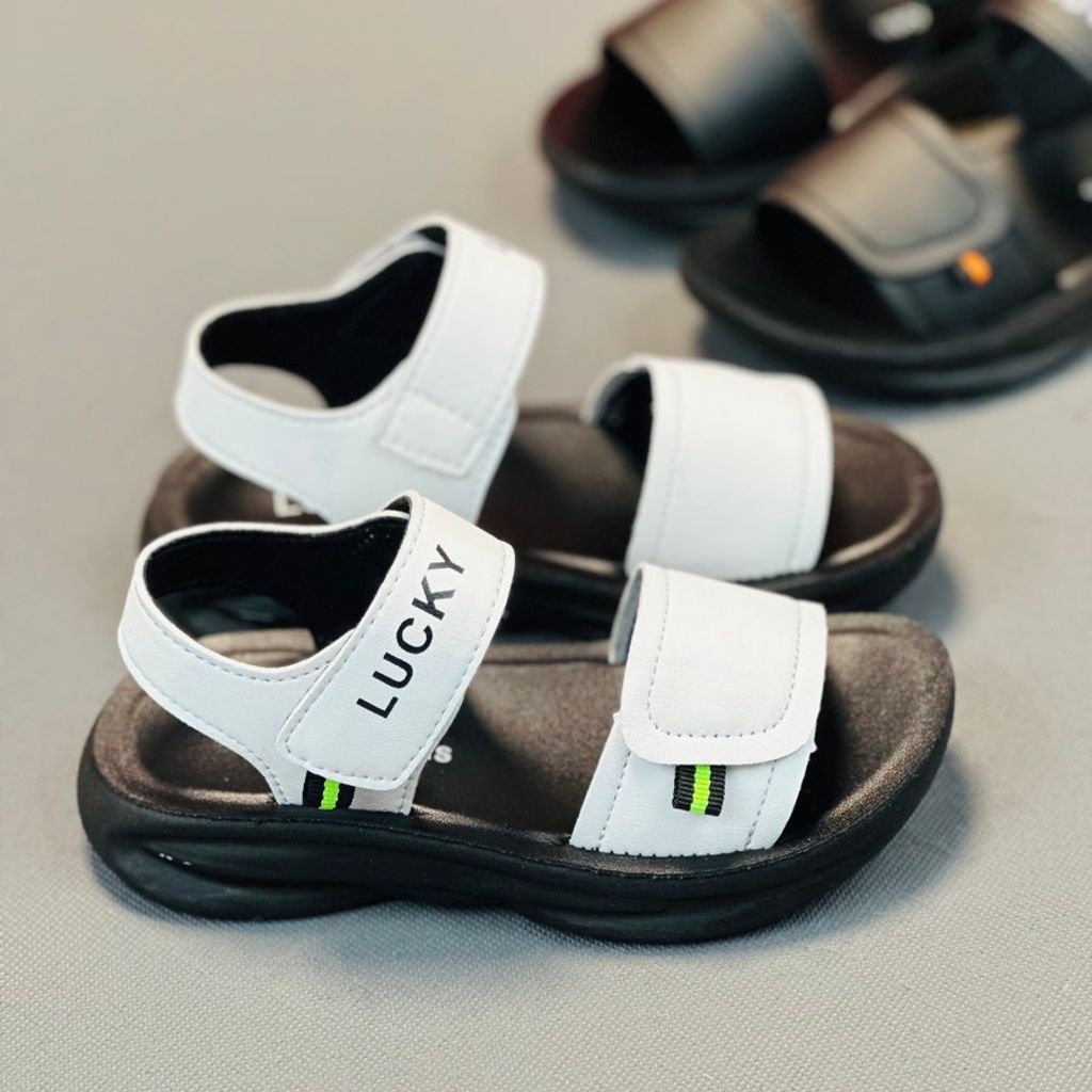 خرید اینترنتی قیمت صندل بچگانه اسپرت دو چسب برند LuckyKids کد 013003