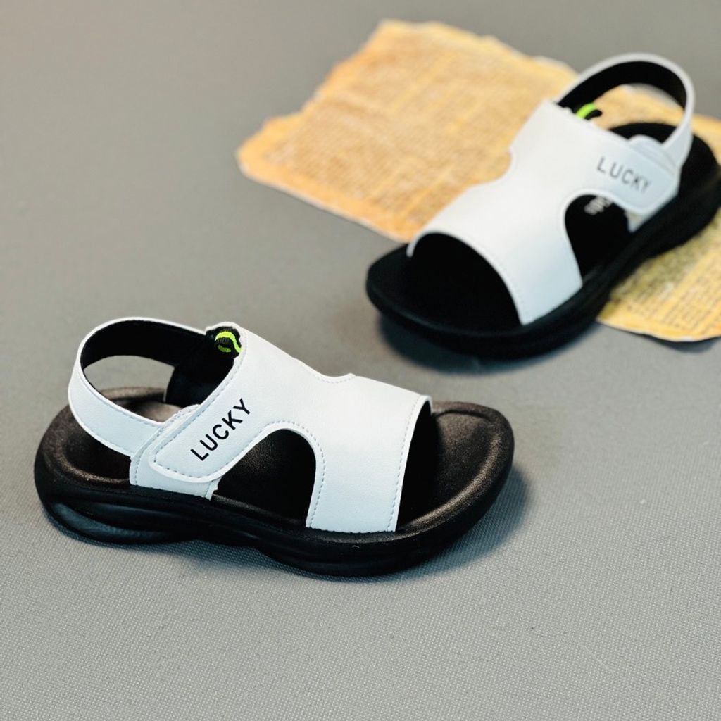 خرید اینترنتی قیمت صندل بچگانه اسپرت دو چسب برند LuckyKids کد 013003