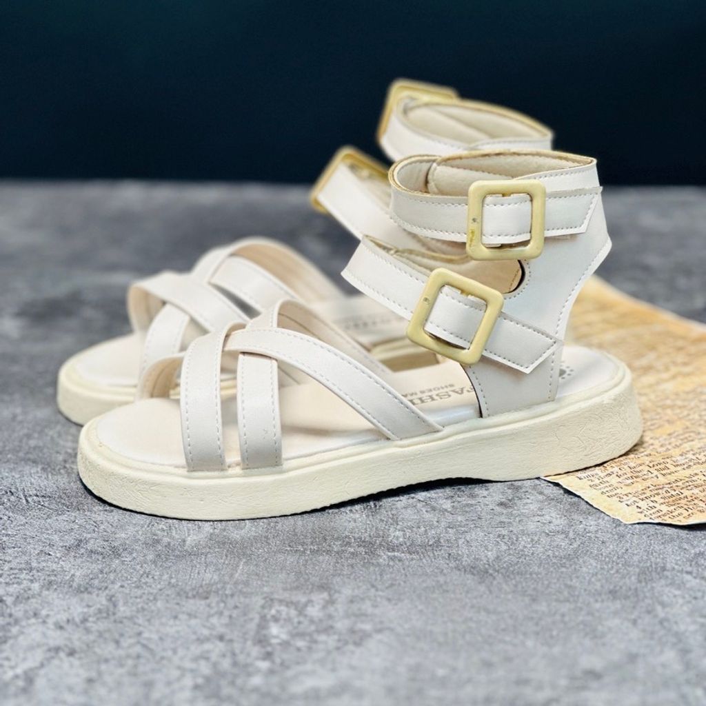 خرید اینترنتی قیمت صندل دخترانه طرح گلادیاتور کد 030601