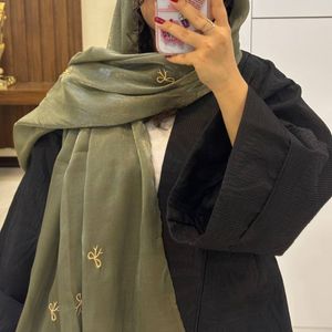 قیمت ارزان شال پاپیونی حریر نخ شاین وارداتی