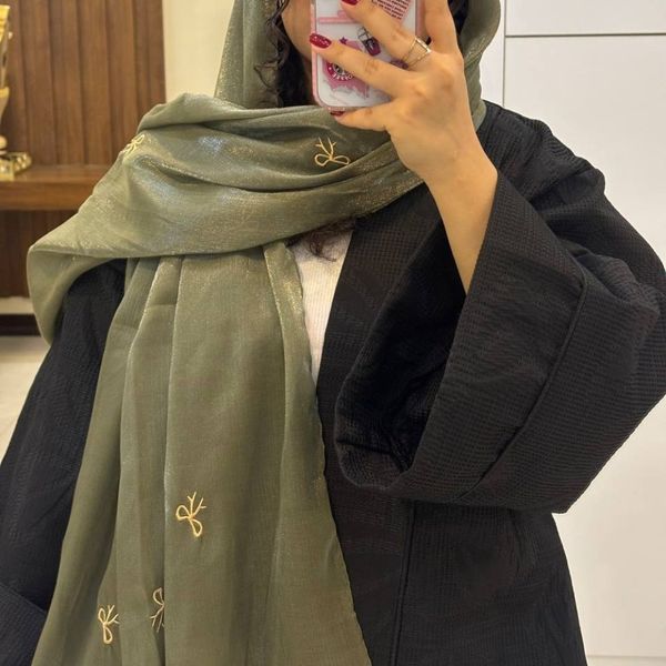 شال پاپیونی حریر نخ شاین وارداتی