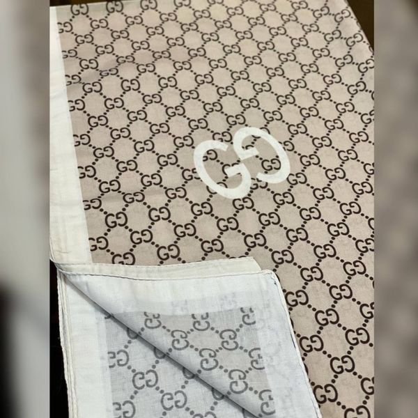 شال تابستانه نخ پنبه طرح گوچی