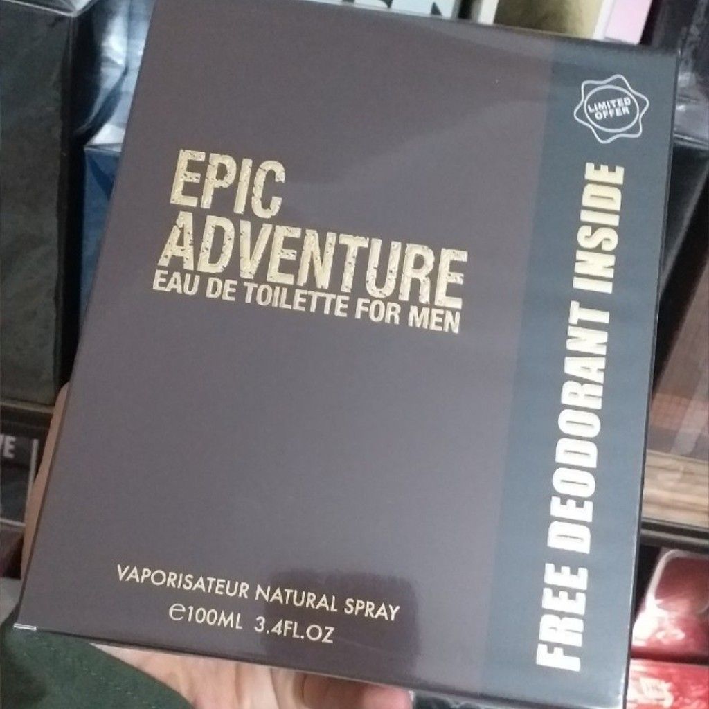 فروش اینترنتی ادکلن EPIC ADVENTURE ادکلن اپیک ادونچر اصل همراه با اسپری رایگان