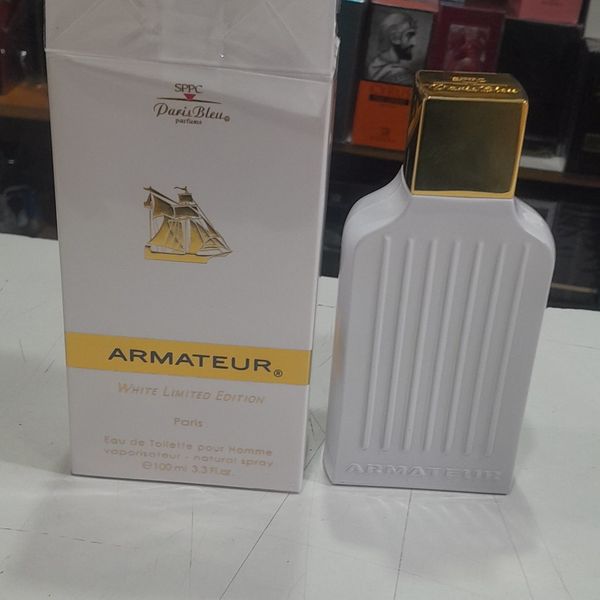 ادکلن ARMATEUR WHITE LIMITED EDITION  آرماتیر ادکلن ARMATEUR WHITE LIMITED EDITION  آرماتیر سفید مردانه شرکت پاریس بلو SPPCسفید مردانه شرکت پاریس بلو SPPC