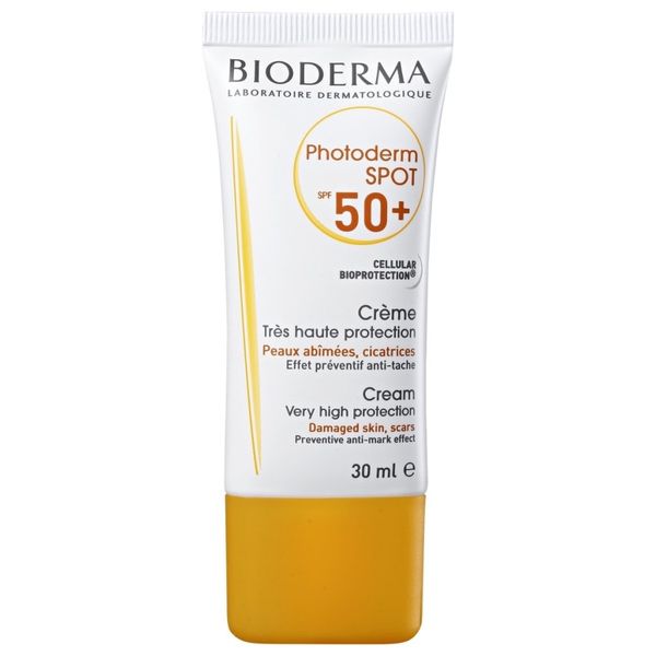 کرم ضد آفتاب بدون رنگ بایودرما مدل photoderm-SPOT حجم 30 میلی لیتر BIODERMA