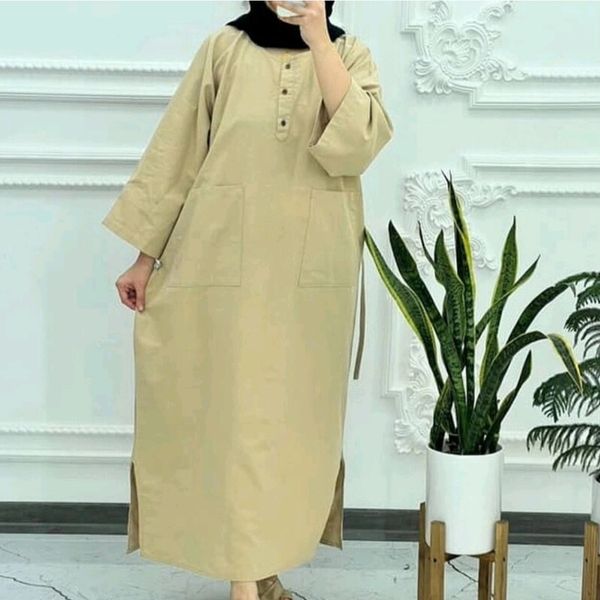 مانتو زنانه لنین کفتان کتان نخ دخترانه فری سایز
