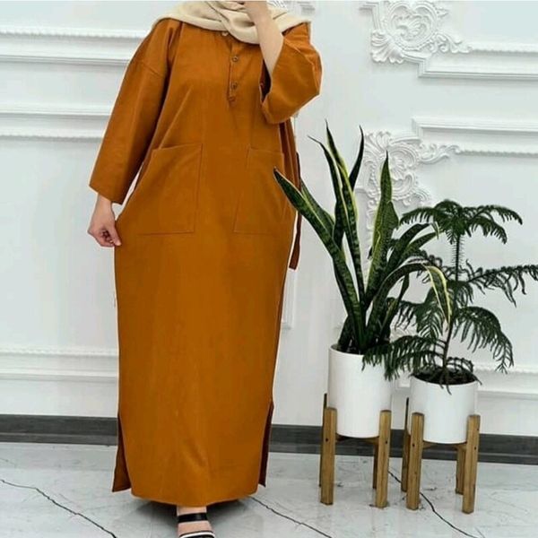 مانتو زنانه لنین کفتان کتان نخ دخترانه فری سایز