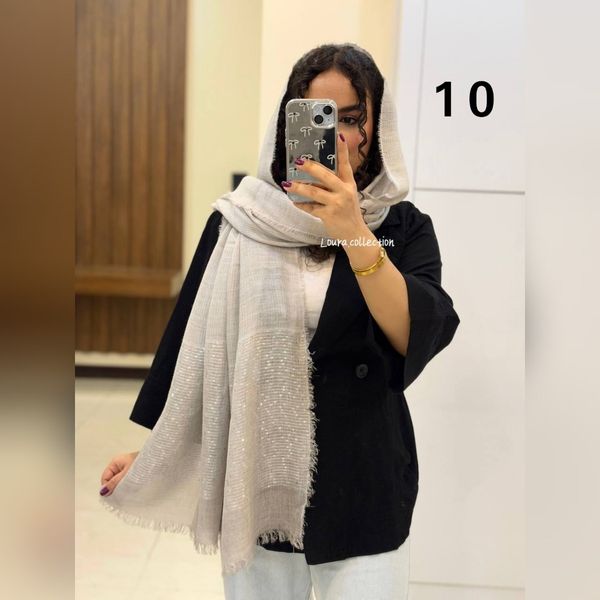 شال کنفی دستک پولکی