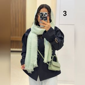 مشخصات شال  کنفی دستک پولکی