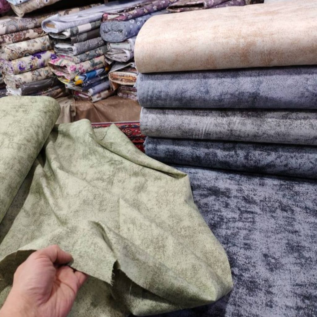 قیمت ارزان پارچه آشپزخانه و ملحفه طرح پتینه ساده عرض 2 متر