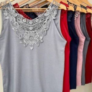 تاپ بند پهن یقه گیپور