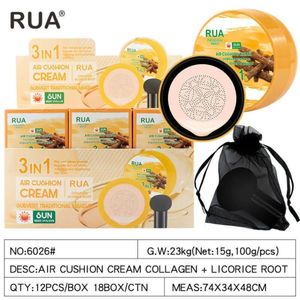 فروش اینترنتی کوشن صورت حلزون روآ وزن 15 گرم RUA AIR CUSHION CREAM