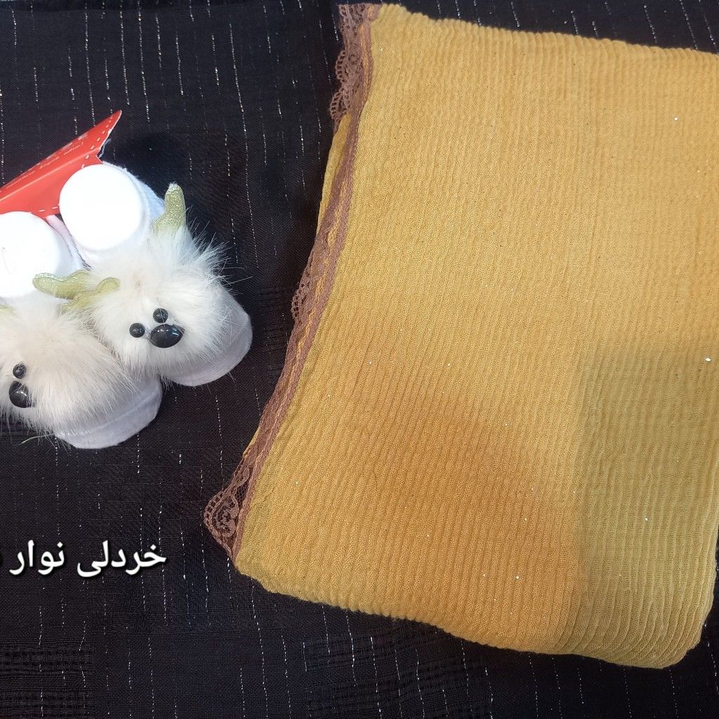 فروش اینترنتی شال پلیسه دور تور اکلیلی